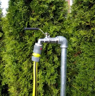 Słupek ogrodowy techniczny z kranem 3/4 cala - AQUABIN - 5