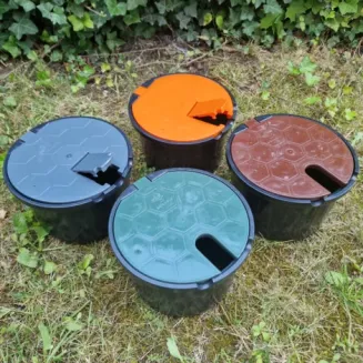 Studzienka poboru wody z zaworem 3/4 cala – szara (STONE) - AQUABIN