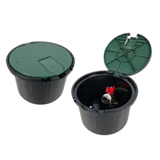 Pokrywa studzienki poboru wody – zielona (HIDE) – PEŁNA - AQUABIN - 4