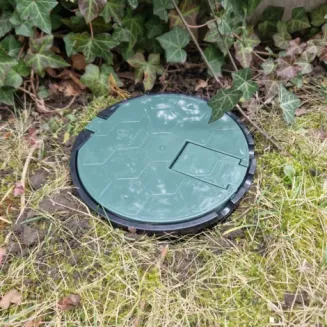 Pokrywa studzienki poboru wody – zielona (HIDE) – PEŁNA - AQUABIN - 5