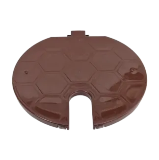 Pokrywa studzienki poboru wody – brązowa (WOOD) - AQUABIN