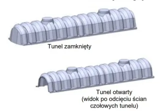 Tunel zamknięty mały - ciężki TYTAN (pojemność 270 L) - HABA