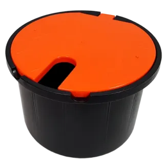 Studzienka poboru wody z zaworem 3/4 cala – pomarańczowa (FIND) - AQUABIN