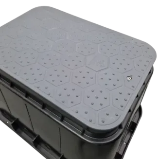 Pokrywa studzienki zaworowej STANDARD – szara (STONE) - AQUABIN