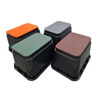 Pokrywa studzienki zaworowej STANDARD – szara (STONE) - AQUABIN