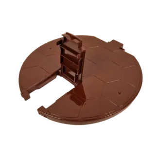 Pokrywa studzienki poboru wody – brązowa (WOOD) – PEŁNA - AQUABIN