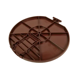 Pokrywa studzienki poboru wody – brązowa (WOOD) – PEŁNA - AQUABIN