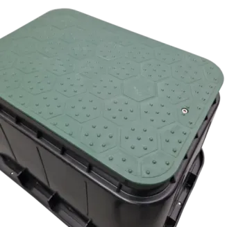 Pokrywa studzienki zaworowej STANDARD – zielona (HIDE) - AQUABIN