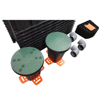 Oczyszczalnia osadnikowa 3000 AB z tunelami rozsączającymi - AQUABIN