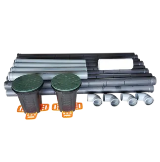 Oczyszczalnia osadnikowa 2000 AB z rurami drenażowymi - AQUABIN