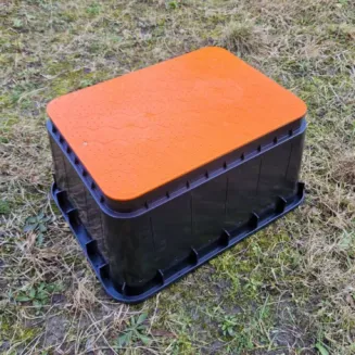 Pokrywa studzienki zaworowej JUMBO – pomarańczowa (FIND)