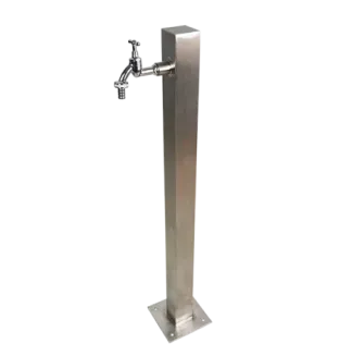 Słupek ogrodowy poboru wody S-INOX 1/2 cala - AQUABIN