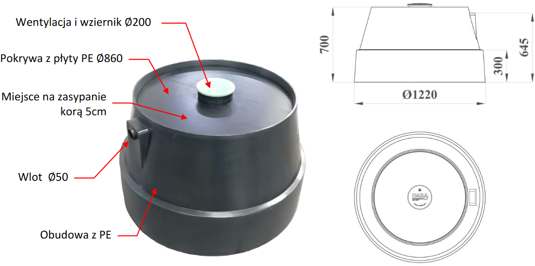 Automatyczny kompostownik osadu HABA Composter - HABA - obrazek 2